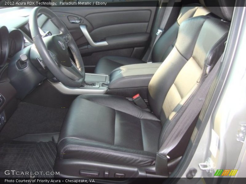 Palladium Metallic / Ebony 2012 Acura RDX Technology