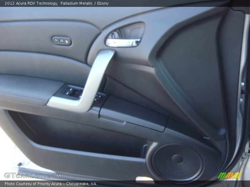 Palladium Metallic / Ebony 2012 Acura RDX Technology
