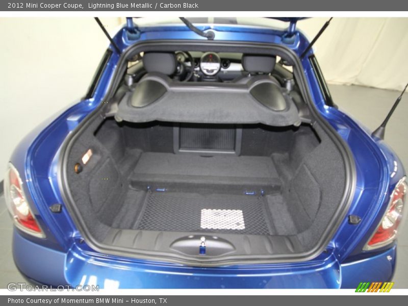 Lightning Blue Metallic / Carbon Black 2012 Mini Cooper Coupe