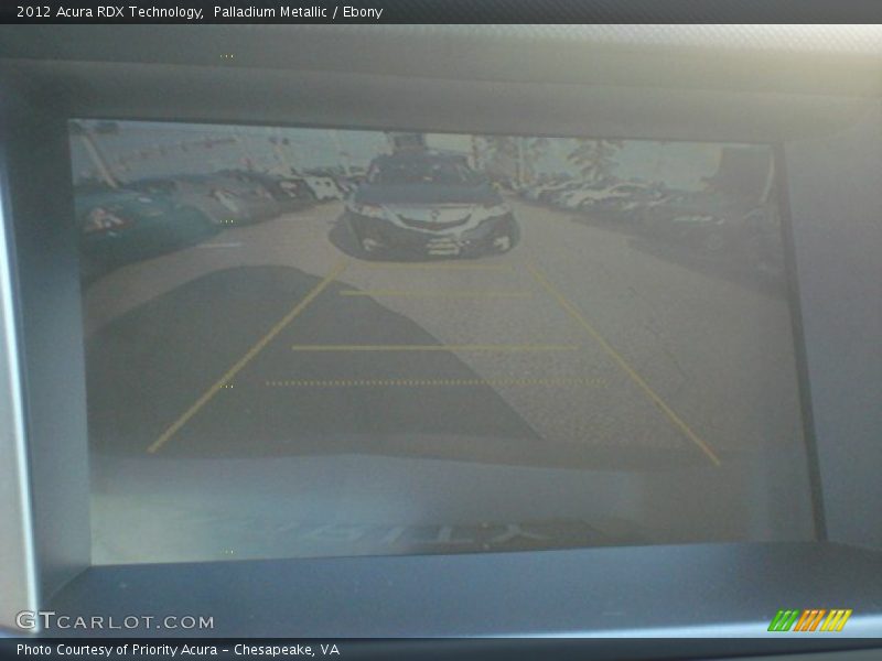 Palladium Metallic / Ebony 2012 Acura RDX Technology