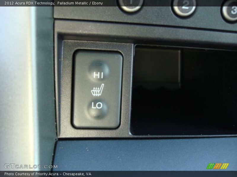 Palladium Metallic / Ebony 2012 Acura RDX Technology