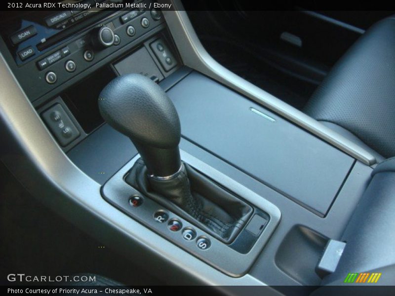 Palladium Metallic / Ebony 2012 Acura RDX Technology