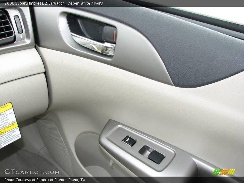 Aspen White / Ivory 2008 Subaru Impreza 2.5i Wagon