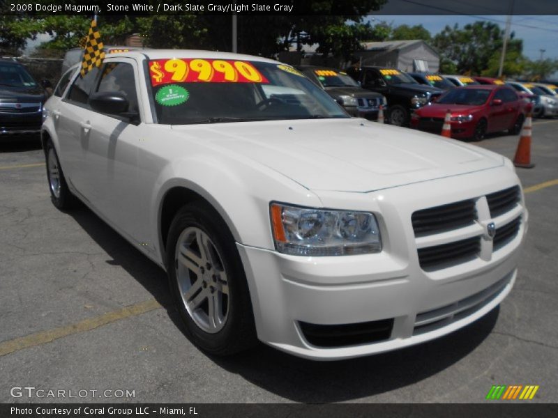 Stone White / Dark Slate Gray/Light Slate Gray 2008 Dodge Magnum