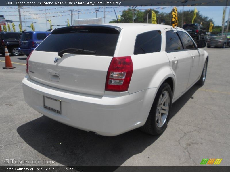 Stone White / Dark Slate Gray/Light Slate Gray 2008 Dodge Magnum