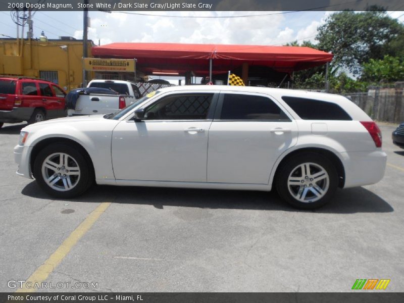 Stone White / Dark Slate Gray/Light Slate Gray 2008 Dodge Magnum