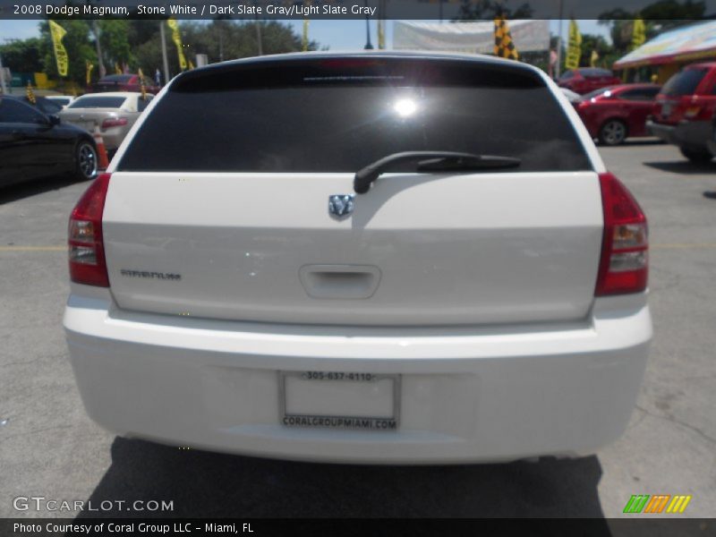 Stone White / Dark Slate Gray/Light Slate Gray 2008 Dodge Magnum