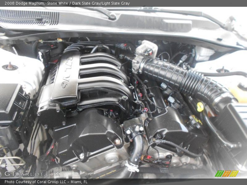 Stone White / Dark Slate Gray/Light Slate Gray 2008 Dodge Magnum