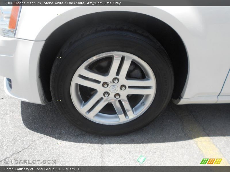 Stone White / Dark Slate Gray/Light Slate Gray 2008 Dodge Magnum