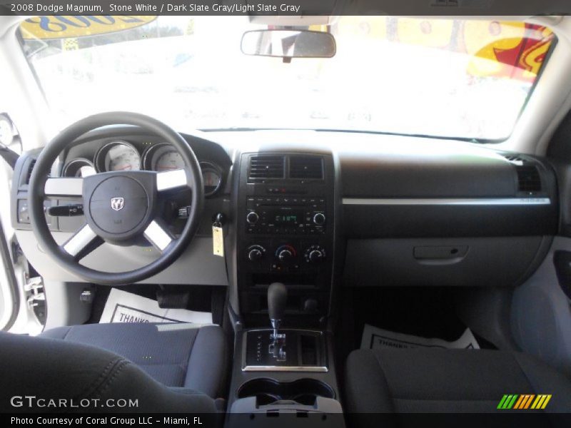Stone White / Dark Slate Gray/Light Slate Gray 2008 Dodge Magnum