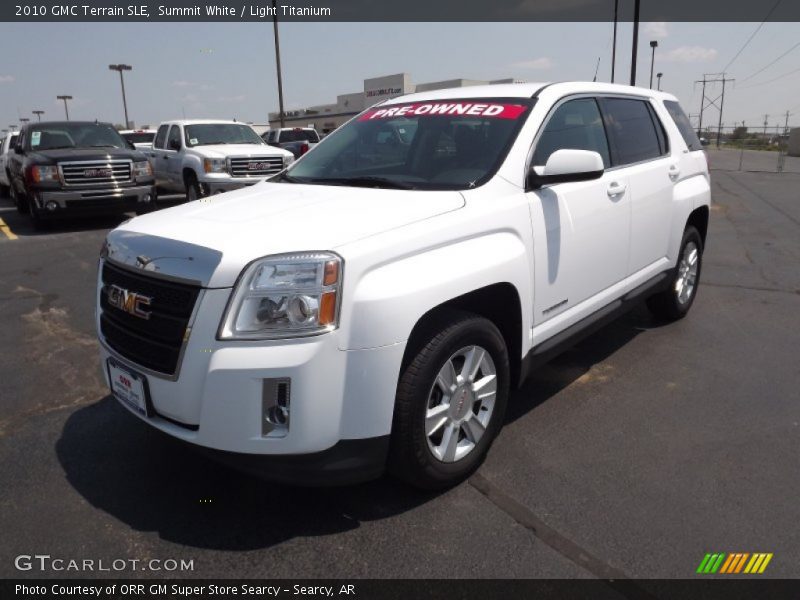 Summit White / Light Titanium 2010 GMC Terrain SLE