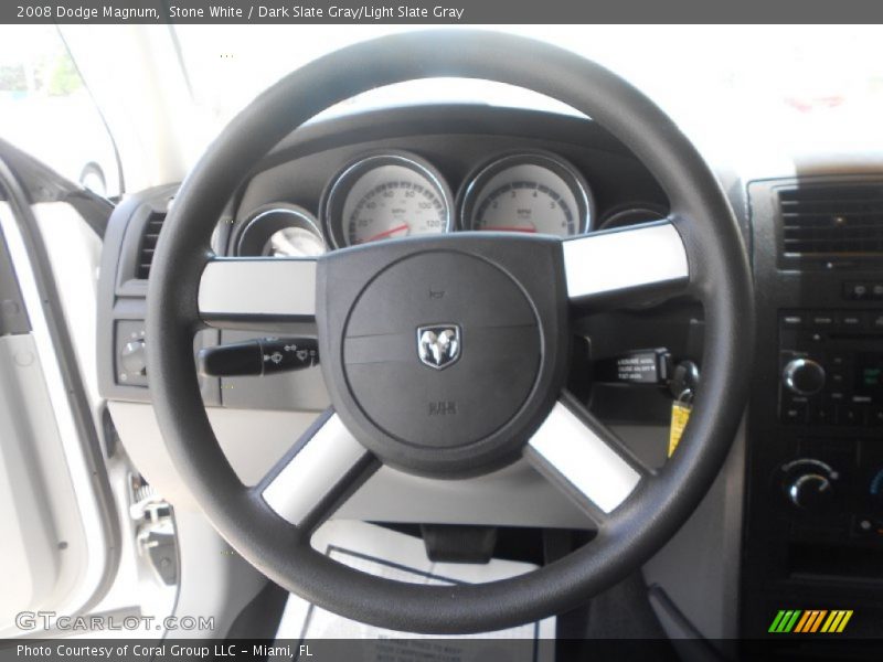 Stone White / Dark Slate Gray/Light Slate Gray 2008 Dodge Magnum