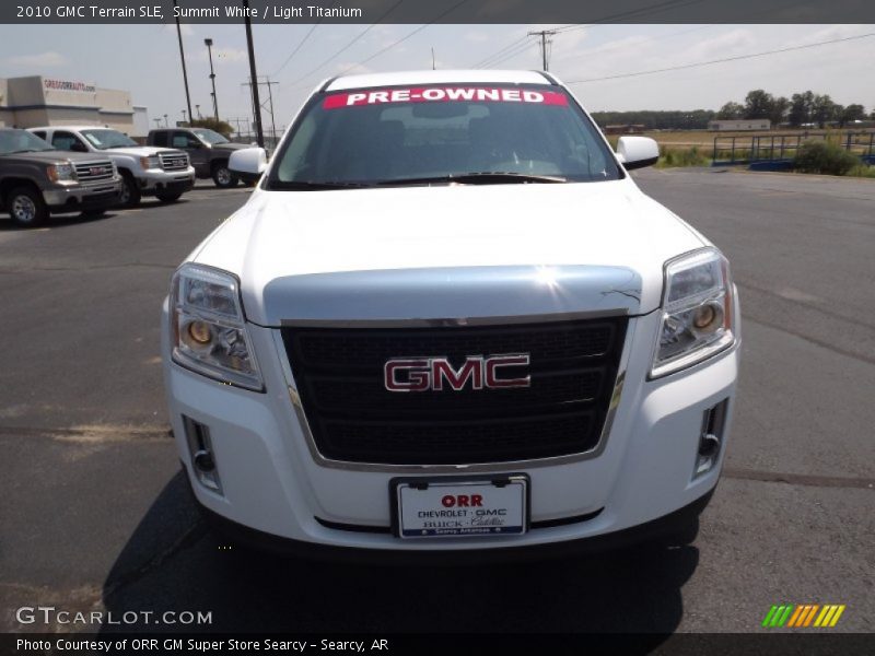 Summit White / Light Titanium 2010 GMC Terrain SLE