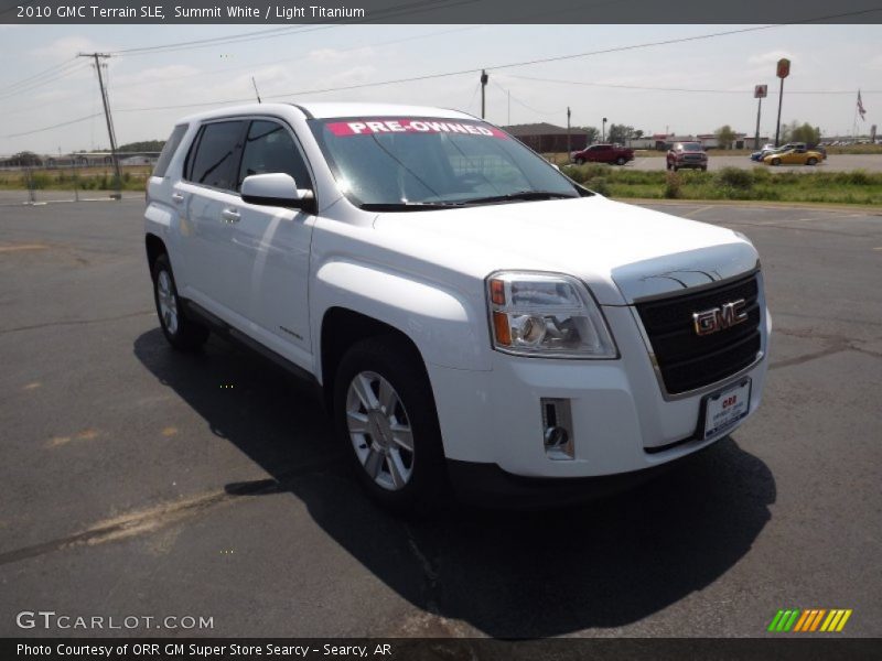 Summit White / Light Titanium 2010 GMC Terrain SLE