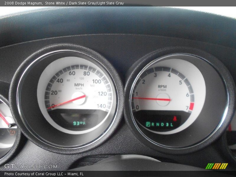 Stone White / Dark Slate Gray/Light Slate Gray 2008 Dodge Magnum