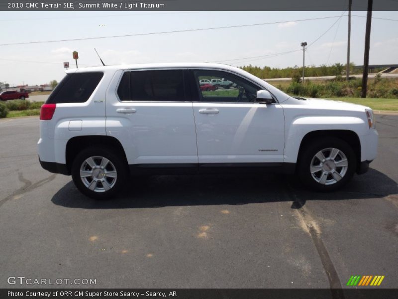 Summit White / Light Titanium 2010 GMC Terrain SLE