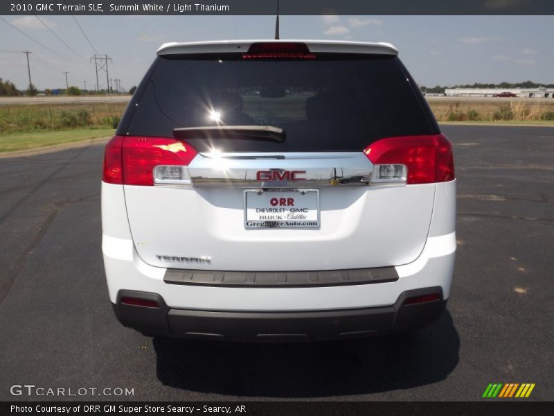 Summit White / Light Titanium 2010 GMC Terrain SLE