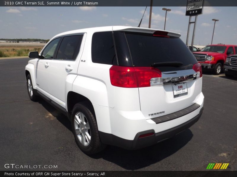 Summit White / Light Titanium 2010 GMC Terrain SLE