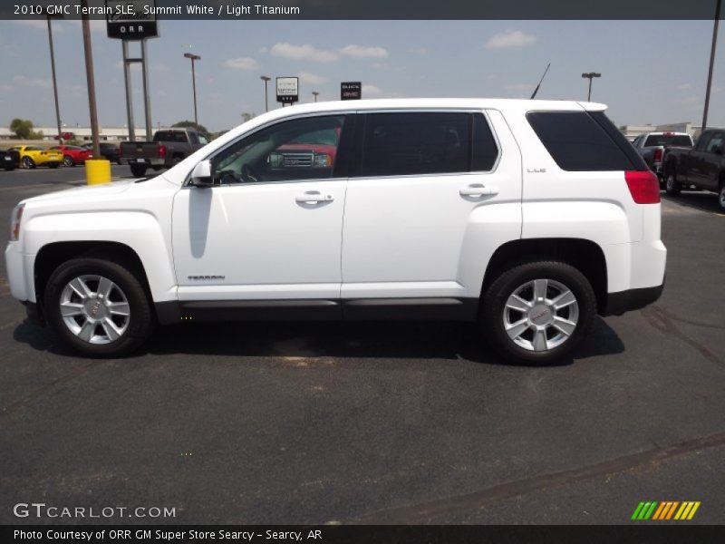 Summit White / Light Titanium 2010 GMC Terrain SLE