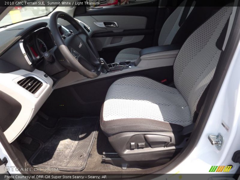 Summit White / Light Titanium 2010 GMC Terrain SLE