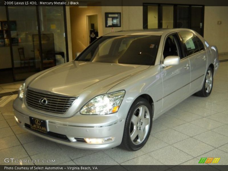 Mercury Metallic / Black 2006 Lexus LS 430