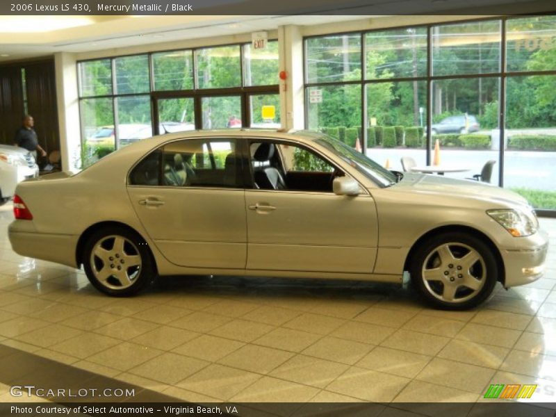 Mercury Metallic / Black 2006 Lexus LS 430