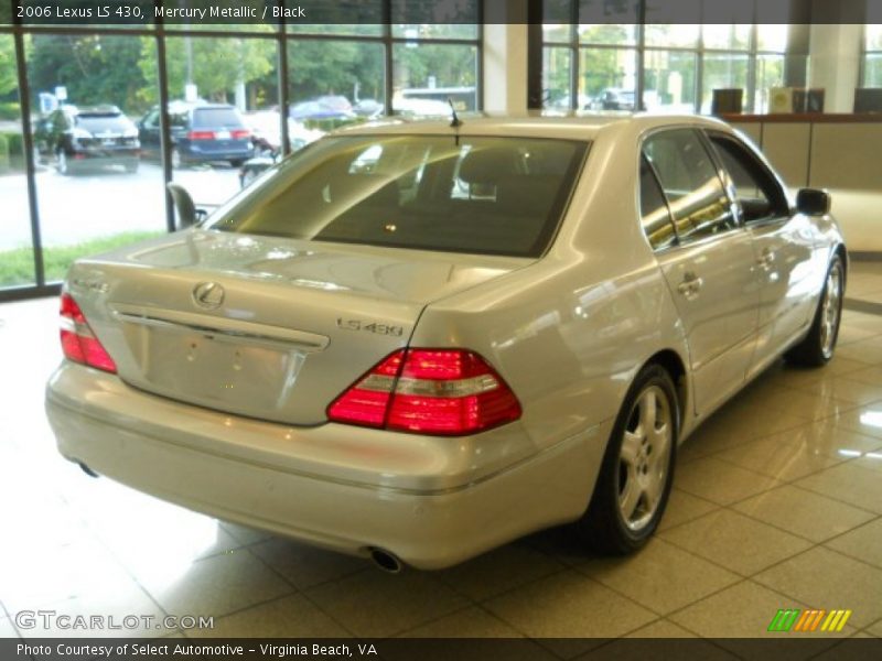 Mercury Metallic / Black 2006 Lexus LS 430