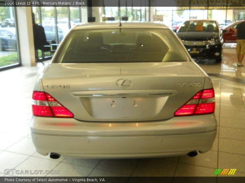 Mercury Metallic / Black 2006 Lexus LS 430