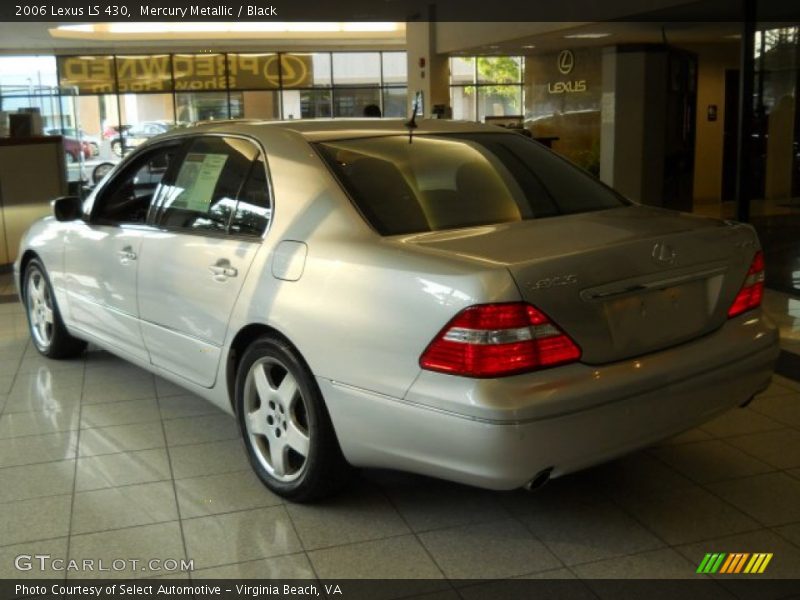 Mercury Metallic / Black 2006 Lexus LS 430