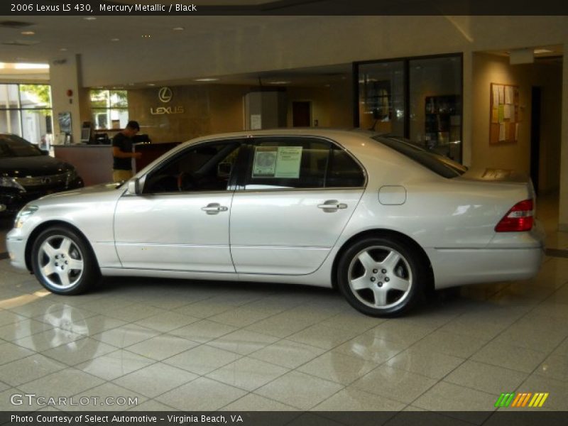 Mercury Metallic / Black 2006 Lexus LS 430