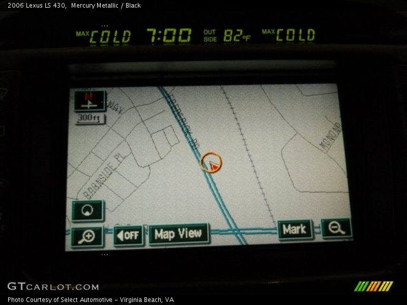 Mercury Metallic / Black 2006 Lexus LS 430