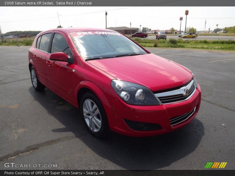 Salsa Red / Charcoal 2008 Saturn Astra XR Sedan