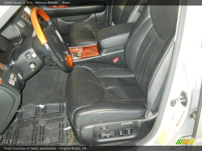 Mercury Metallic / Black 2006 Lexus LS 430