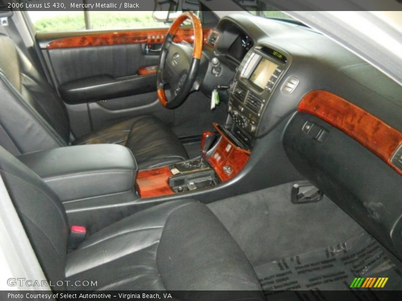 Mercury Metallic / Black 2006 Lexus LS 430
