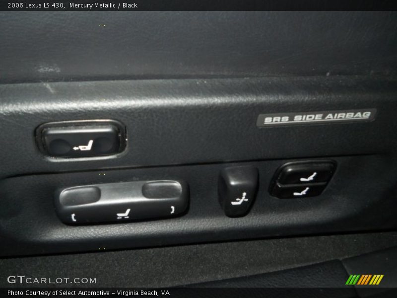 Mercury Metallic / Black 2006 Lexus LS 430