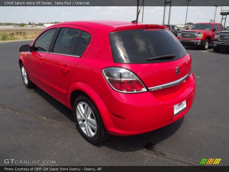 Salsa Red / Charcoal 2008 Saturn Astra XR Sedan