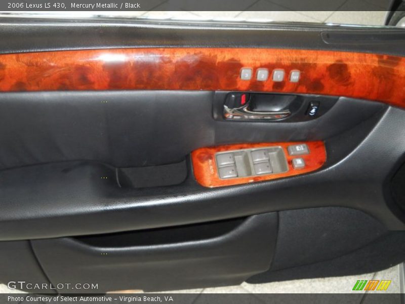Mercury Metallic / Black 2006 Lexus LS 430