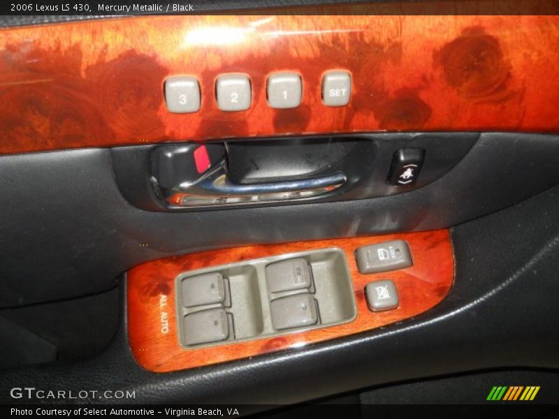 Mercury Metallic / Black 2006 Lexus LS 430