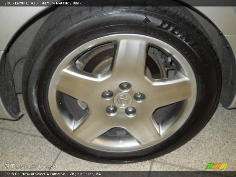 Mercury Metallic / Black 2006 Lexus LS 430