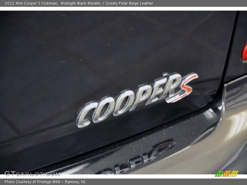 Midnight Black Metallic / Gravity Polar Beige Leather 2012 Mini Cooper S Clubman