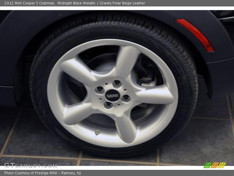 Midnight Black Metallic / Gravity Polar Beige Leather 2012 Mini Cooper S Clubman