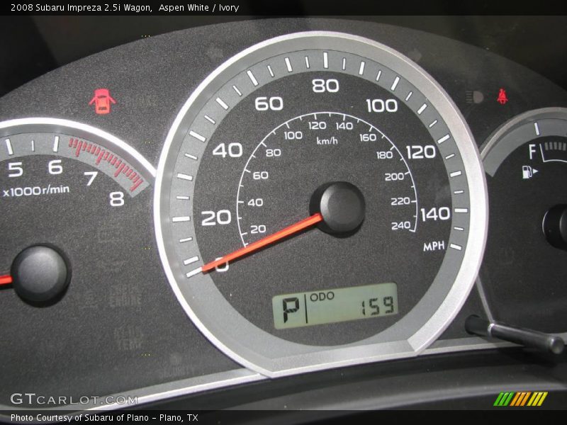 Aspen White / Ivory 2008 Subaru Impreza 2.5i Wagon
