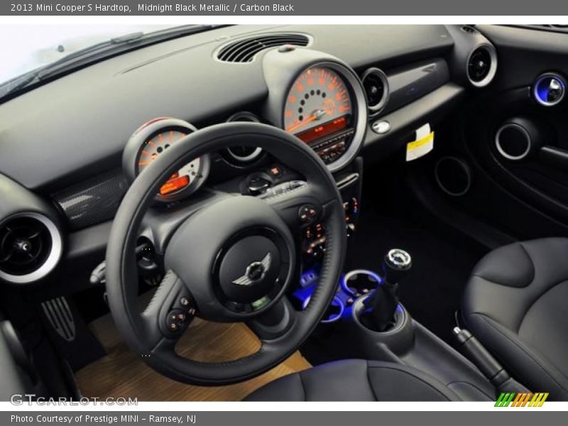 Midnight Black Metallic / Carbon Black 2013 Mini Cooper S Hardtop
