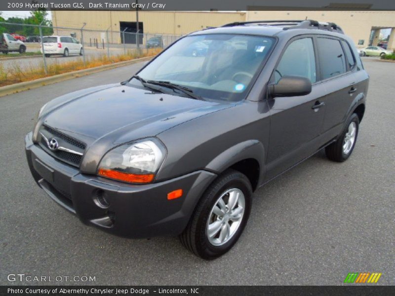 Dark Titanium Gray / Gray 2009 Hyundai Tucson GLS