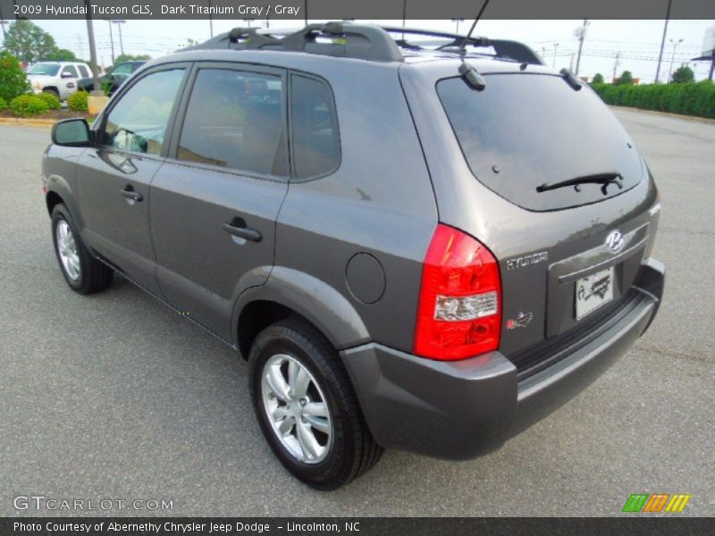 Dark Titanium Gray / Gray 2009 Hyundai Tucson GLS