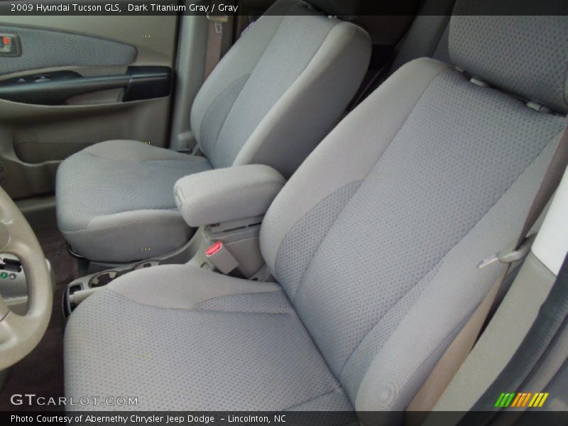 Dark Titanium Gray / Gray 2009 Hyundai Tucson GLS