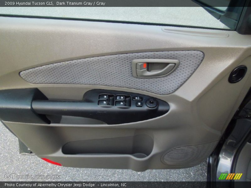 Dark Titanium Gray / Gray 2009 Hyundai Tucson GLS