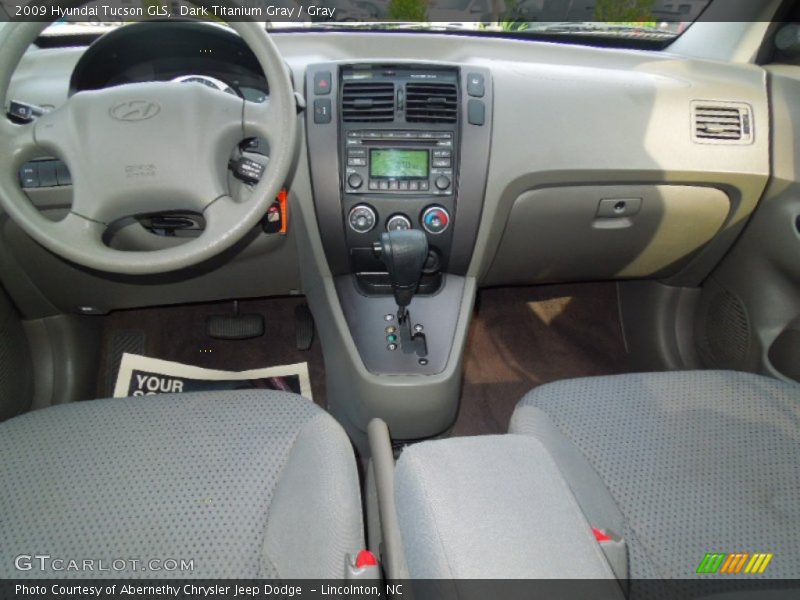 Dark Titanium Gray / Gray 2009 Hyundai Tucson GLS