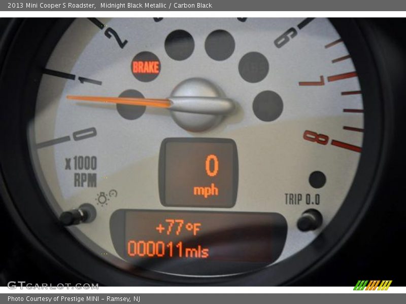 Midnight Black Metallic / Carbon Black 2013 Mini Cooper S Roadster