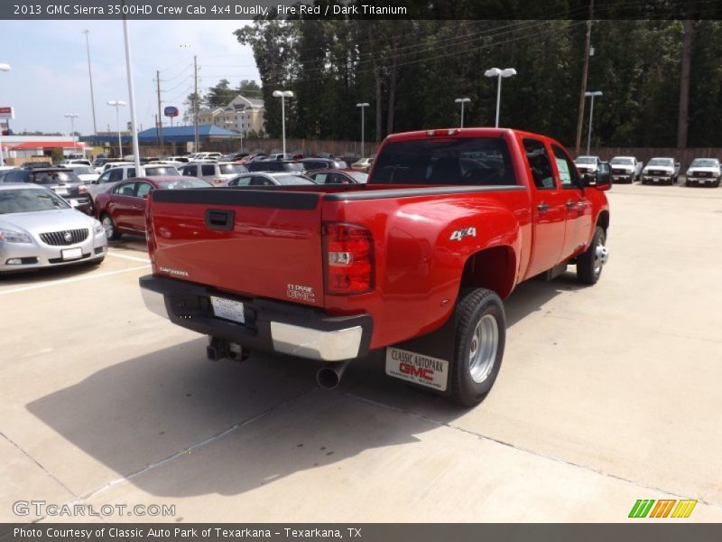 Fire Red / Dark Titanium 2013 GMC Sierra 3500HD Crew Cab 4x4 Dually